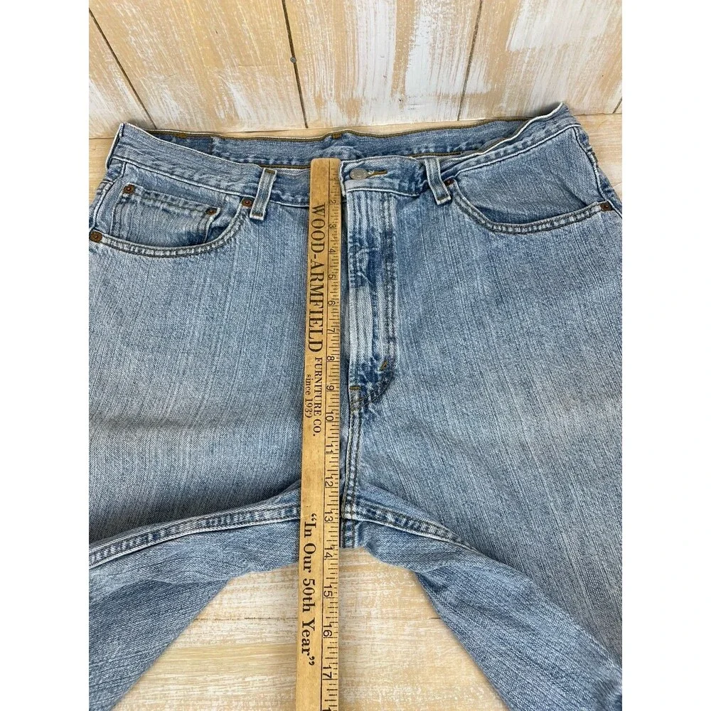 Levi’s 550 Relaxed Fit Men’s 36 100% Cotton Blue Denim Shorts 5-Pocket Button